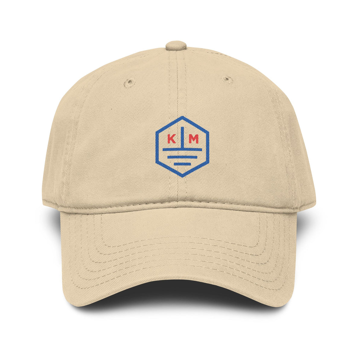 Kaiwi Makai Washed Baseball Cap — Retro Hex Logo Cotton Cap