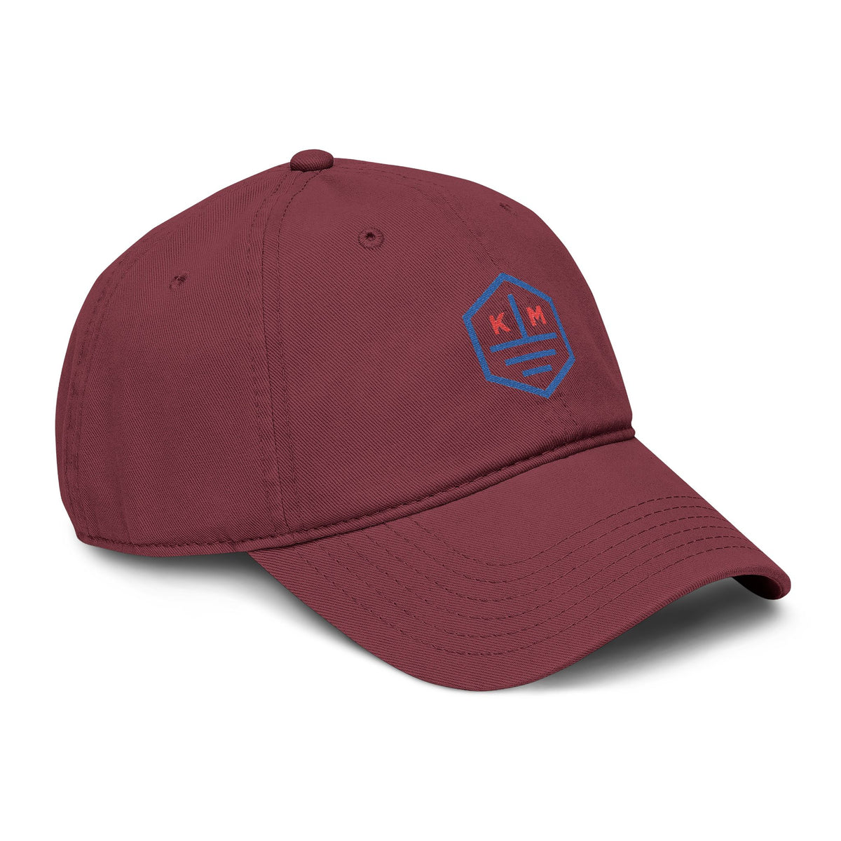 Kaiwi Makai Washed Baseball Cap — Retro Hex Logo Cotton Cap