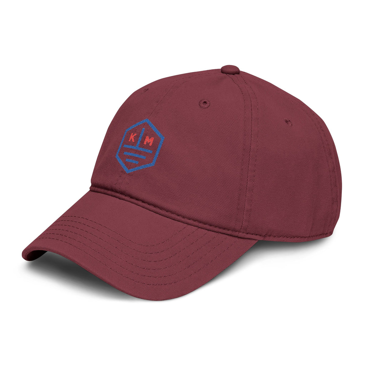 Kaiwi Makai Washed Baseball Cap — Retro Hex Logo Cotton Cap