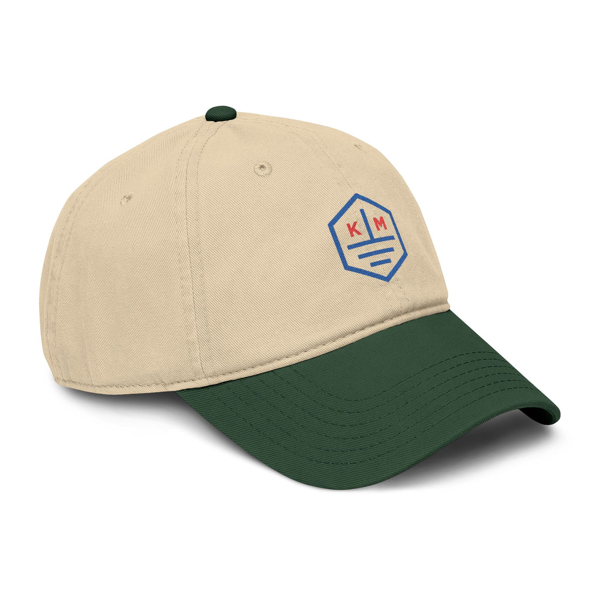 Kaiwi Makai Washed Baseball Cap — Retro Hex Logo Cotton Cap