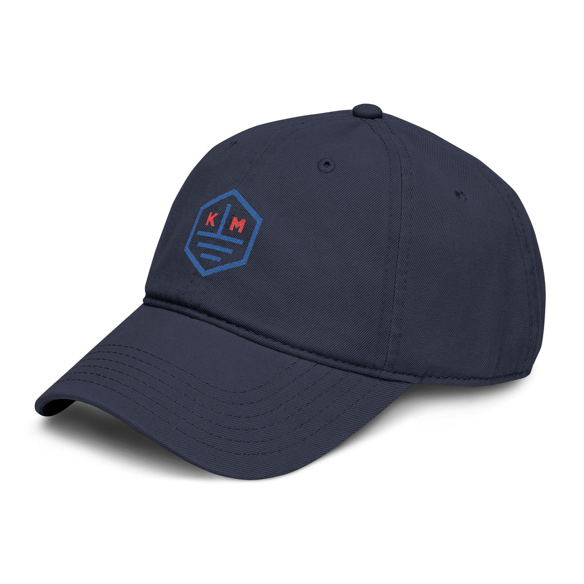 Kaiwi Makai Washed Baseball Cap — Retro Hex Logo Cotton Cap