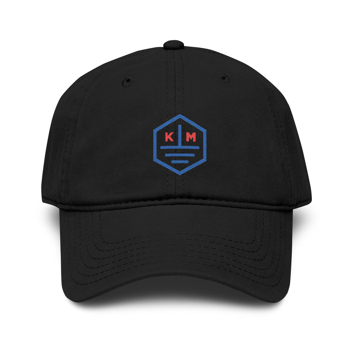 Kaiwi Makai Washed Baseball Cap — Retro Hex Logo Cotton Cap