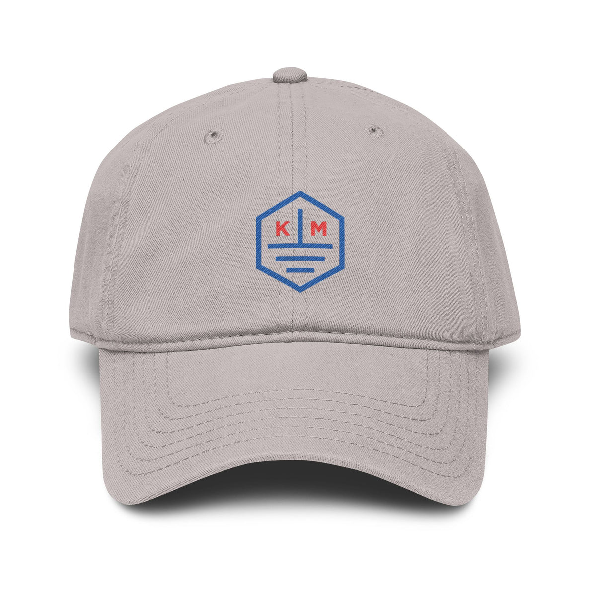 Kaiwi Makai Washed Baseball Cap — Retro Hex Logo Cotton Cap