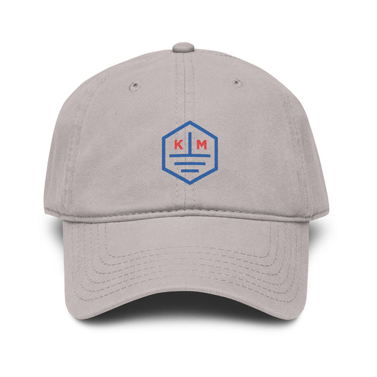 Kaiwi Makai Washed Baseball Cap — Retro Hex Logo Cotton Cap
