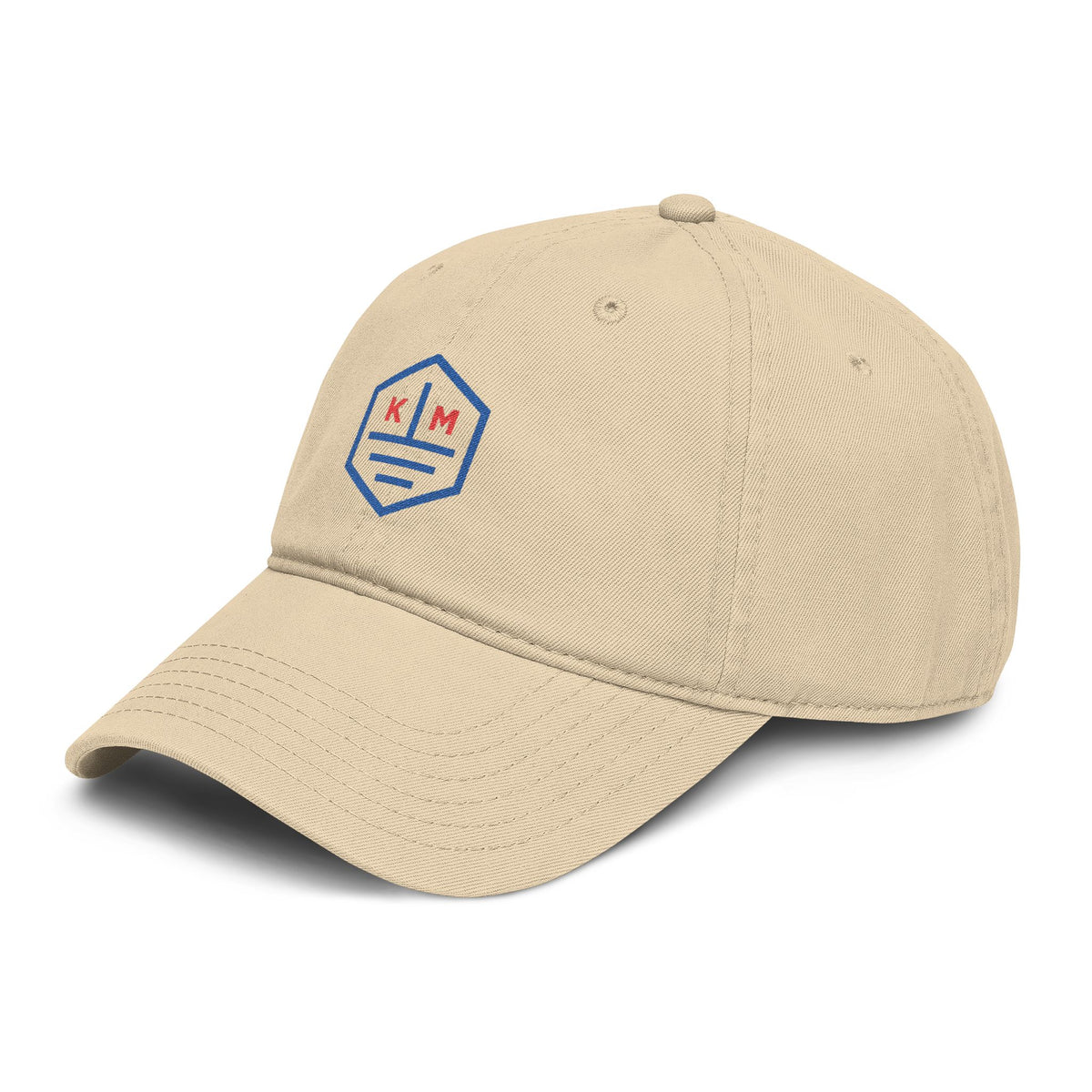 Kaiwi Makai Washed Baseball Cap — Retro Hex Logo Cotton Cap
