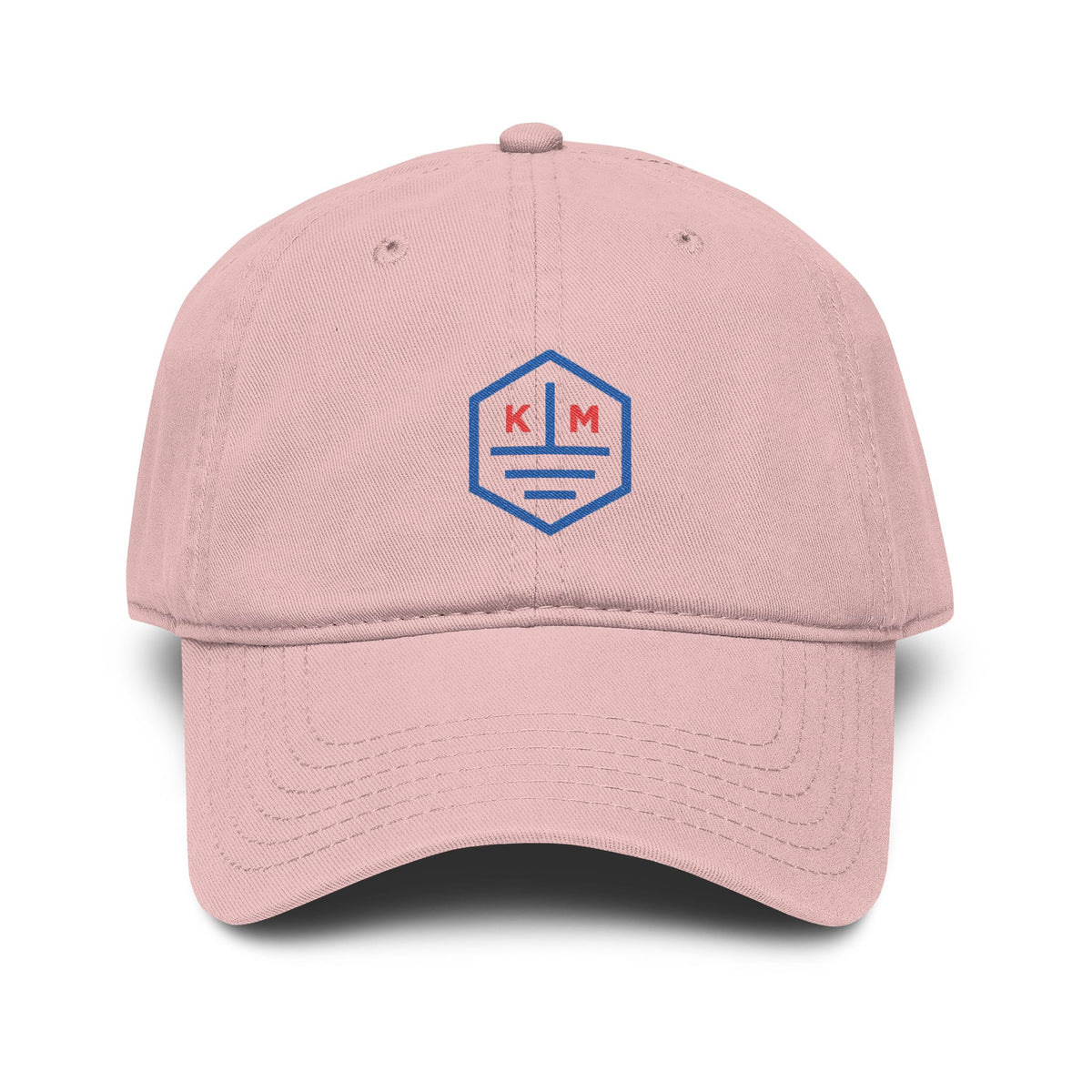 Kaiwi Makai Washed Baseball Cap — Retro Hex Logo Cotton Cap