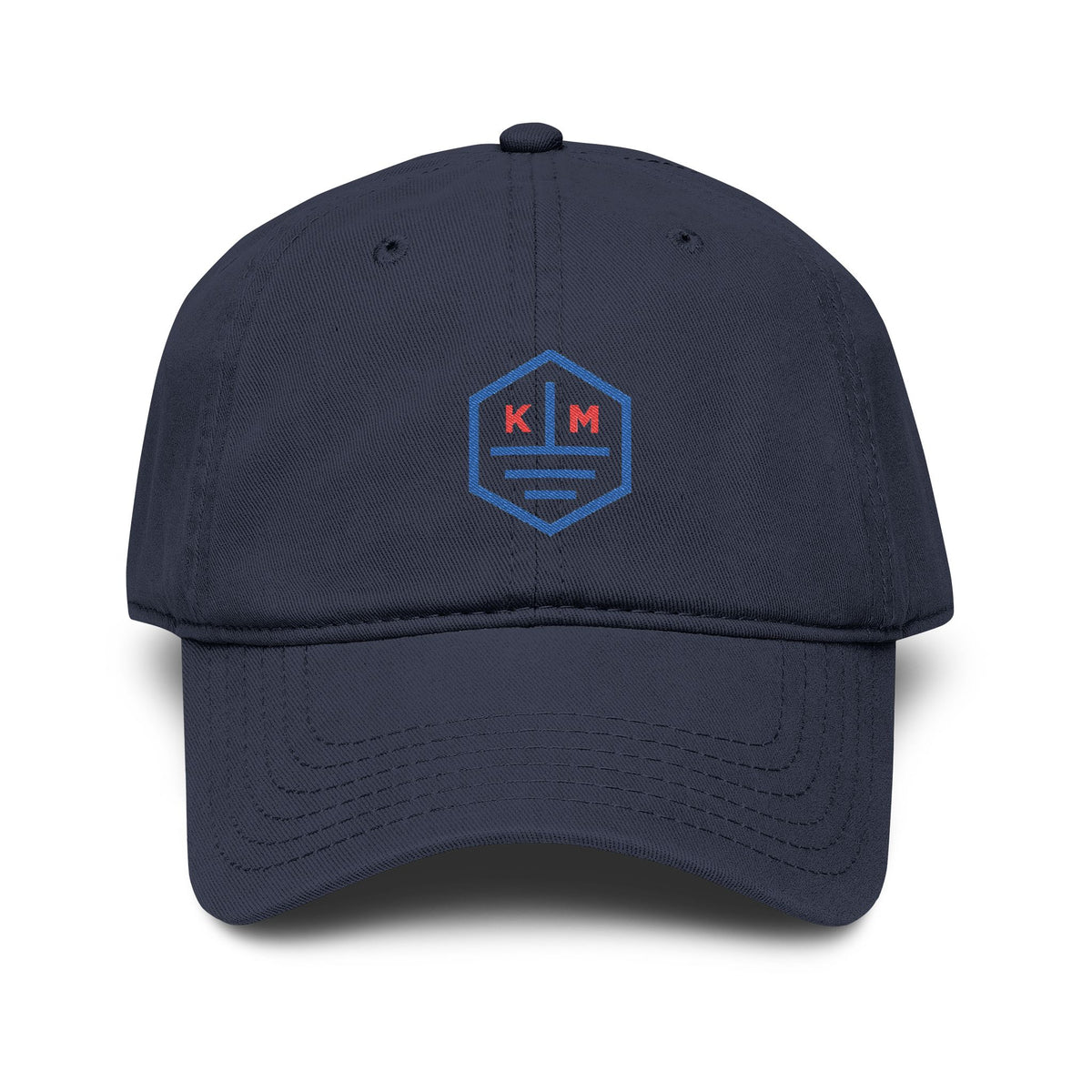 Kaiwi Makai Washed Baseball Cap — Retro Hex Logo Cotton Cap